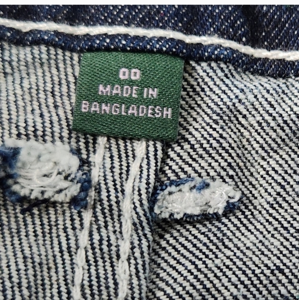 Women's High-Rise EasyRigid Straight Jeans - Wild Fable Blue Raw Wash Size 00/32 - Picture 11 of 13